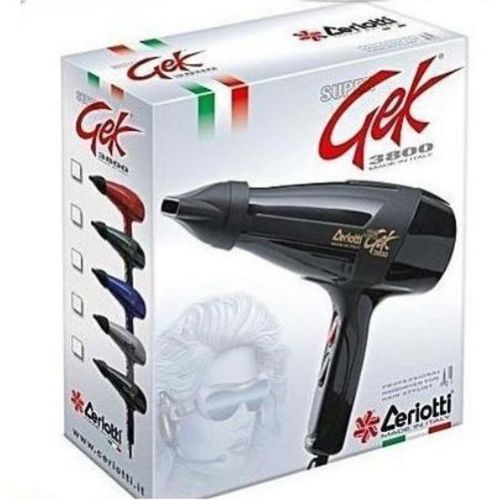 Sélection Sèche-Cheveux Professionnels (Made in Italy) Super Gek 3800 : Sèche-Cheveux Professionnel Ceriotti Super Gek 3800 – Haute Performance – 100% Made in Italy