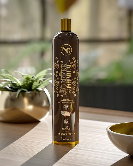 Coffee Premium Protein 1L – Lissage Brésilien au Café & Collagène – Made in USA