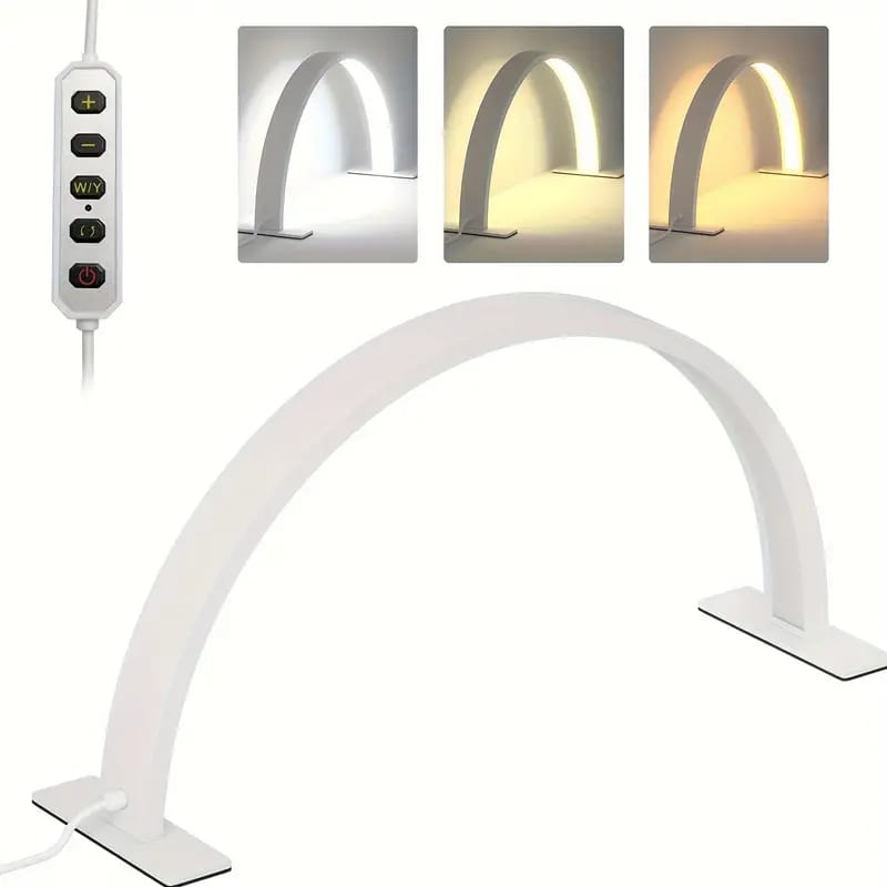 Lampe de Table LED Arche pour Manucure - Éclairage Professionnel sans Ombre