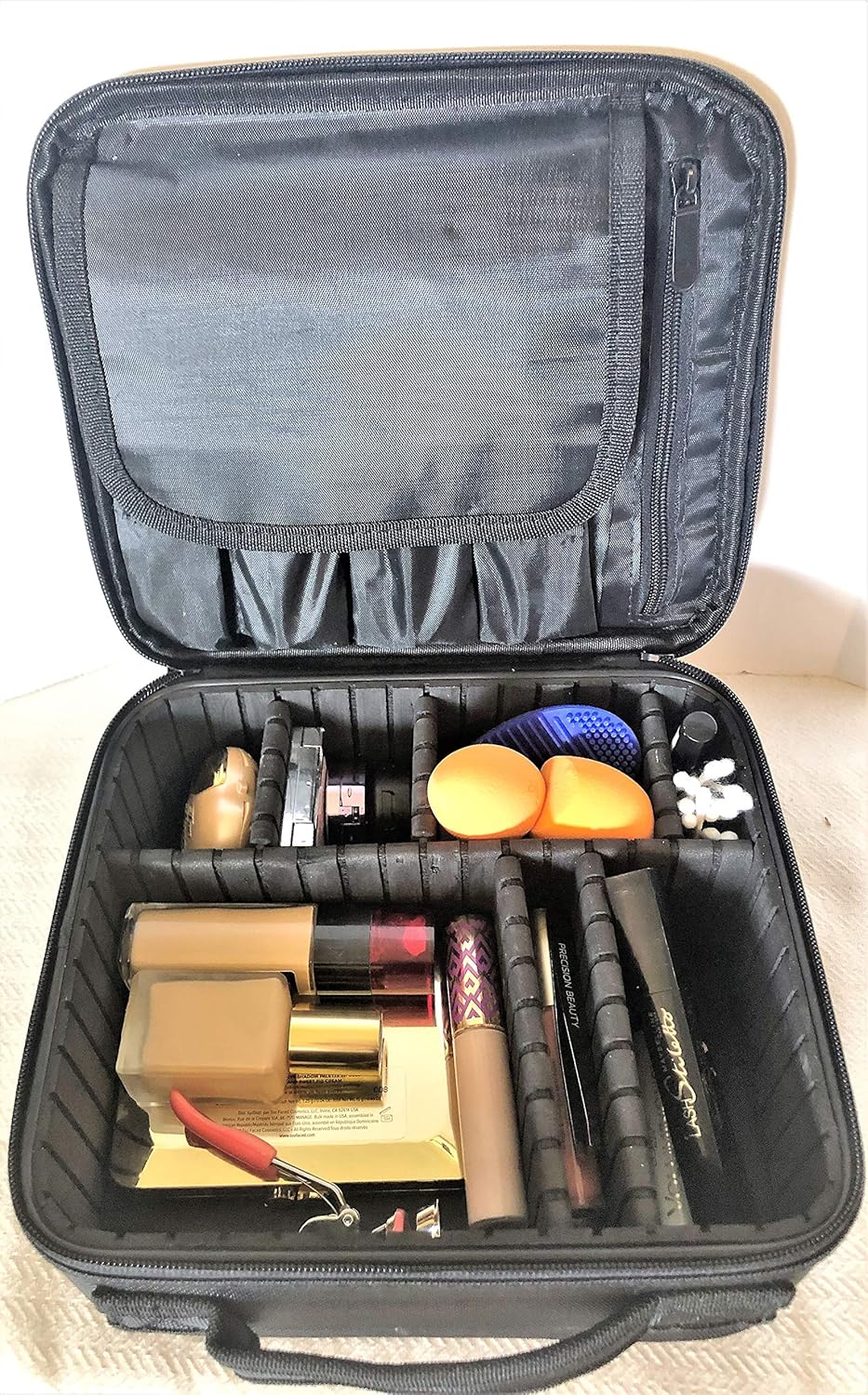 L'option "Voyage & Pratique" : Sac à Maquillage de Voyage avec Bandoulière – Mallette de Transport Cosmétique à Compartiments