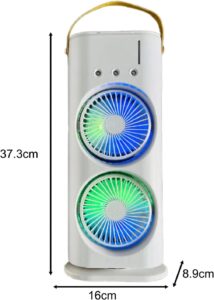 Mini Climatiseur Portable USB 3-en-1 – Ventilateur & Refroidisseur