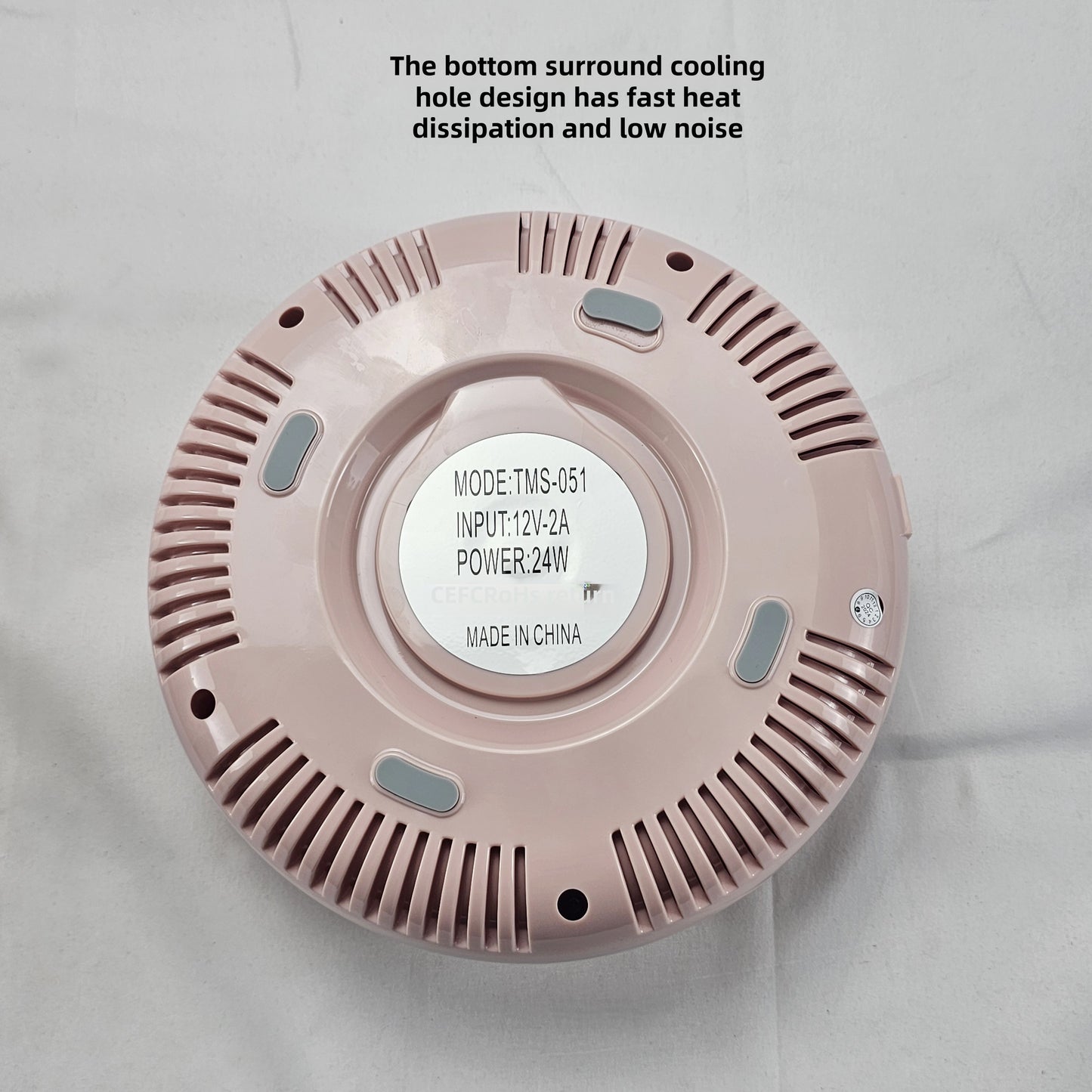 Dépoussiéreur d’Ongles 24W – Turbine Ventilateur Sans Brosse, Aspiration Puissante pour Salon, Dissolvant et Ponçage Manucure