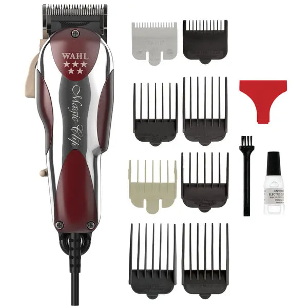 Tondeuse Professionnelle Wahl Magic Clip Filaire – Moteur V5000, Lames Précision Dégradés & Levier Réglable