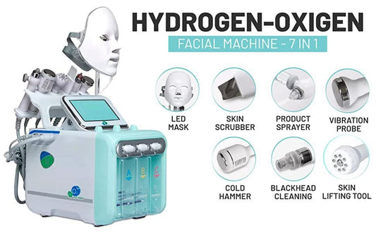 Machine HydraFacial Professionnelle 7 en 1 – Nettoyage Profond, Lifting & Soin Visage