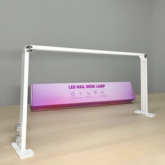 Lampe LED Demi-Lune Professionnelle "Black Edition" – Éclairage 180° pour Esthétique