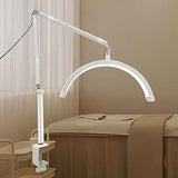Lampe LED Demi-Lune Professionnelle - Éclairage 180° pour Extension de Cils & Soins