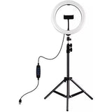 Ring Light LED Professionnelle avec Trépied Ajustable et Support Smartphone