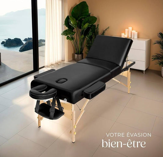 Table de Massage Pliante Professionnelle – Lit Esthétique Portable avec Appui-Tête
