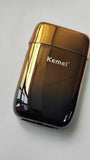 Rasoir Électrique Professionnel Kemei KM-2027 – Double Grille Titane & Écran LCD