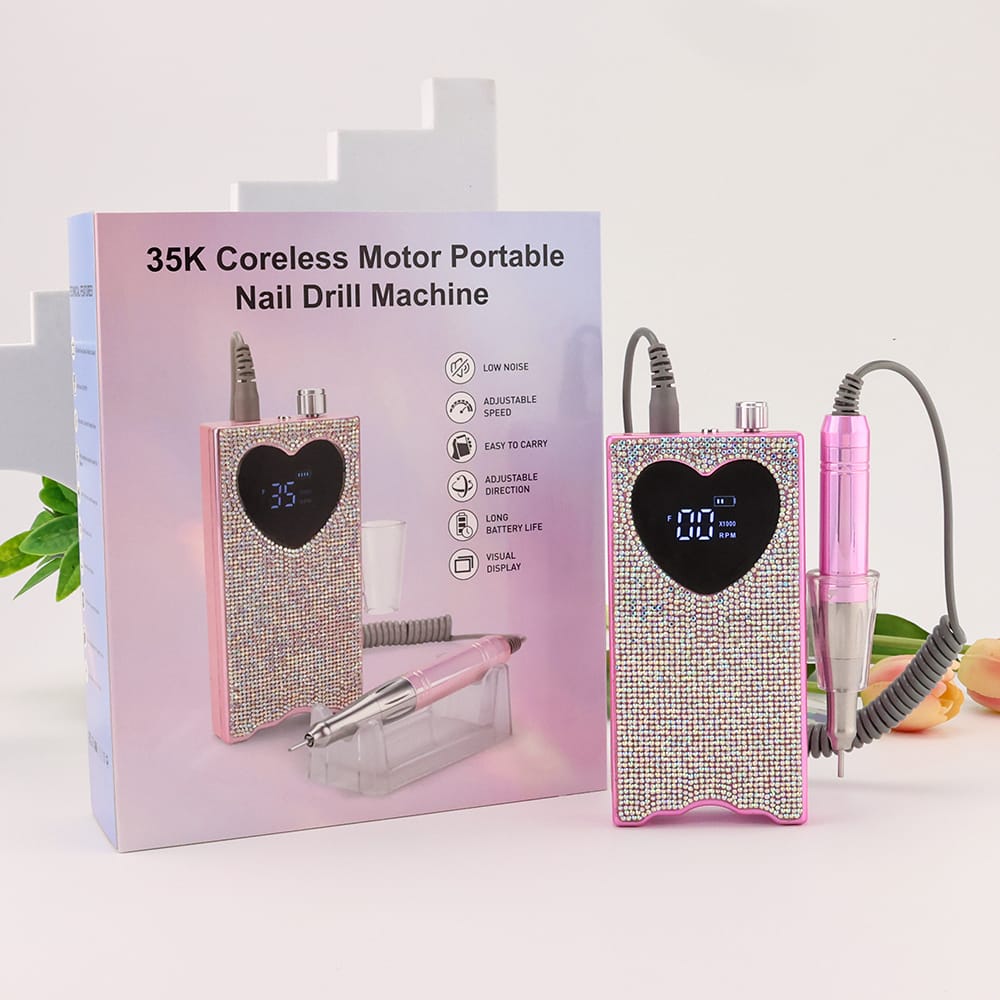 Ponceuse à Ongles Professionnelle Sans Balais 35 000 RPM – Portable
