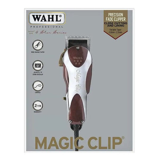Tondeuse Professionnelle Wahl Magic Clip Filaire – Moteur V5000, Lames Précision Dégradés & Levier Réglable