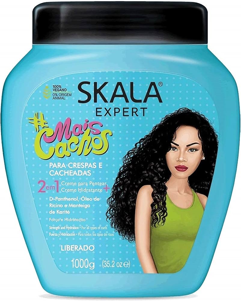 Skala Expert Masque Capillaire 2-en-1 – Crème de Soin & Leave-in Vegan (1000g) – Pour tous types de boucles