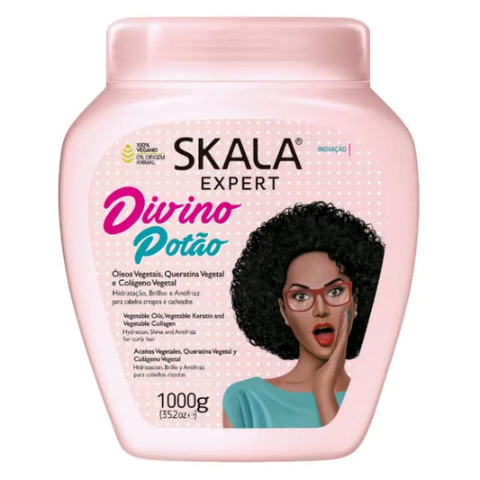 Skala Expert Masque Capillaire 2-en-1 – Crème de Soin & Leave-in Vegan (1000g) – Pour tous types de boucles