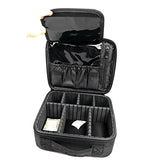 L'option "Voyage & Pratique" : Sac à Maquillage de Voyage avec Bandoulière – Mallette de Transport Cosmétique à Compartiments