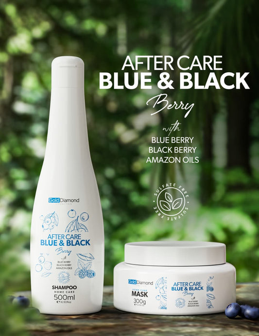 Gold Diamond Ensemble Traitement Blue & Black Berry