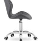 Tabouret de Maître : Tabouret de Salon Professionnel à Roulettes – Assise Design Capitonnée Noire – Hauteur Réglable 68-80cm