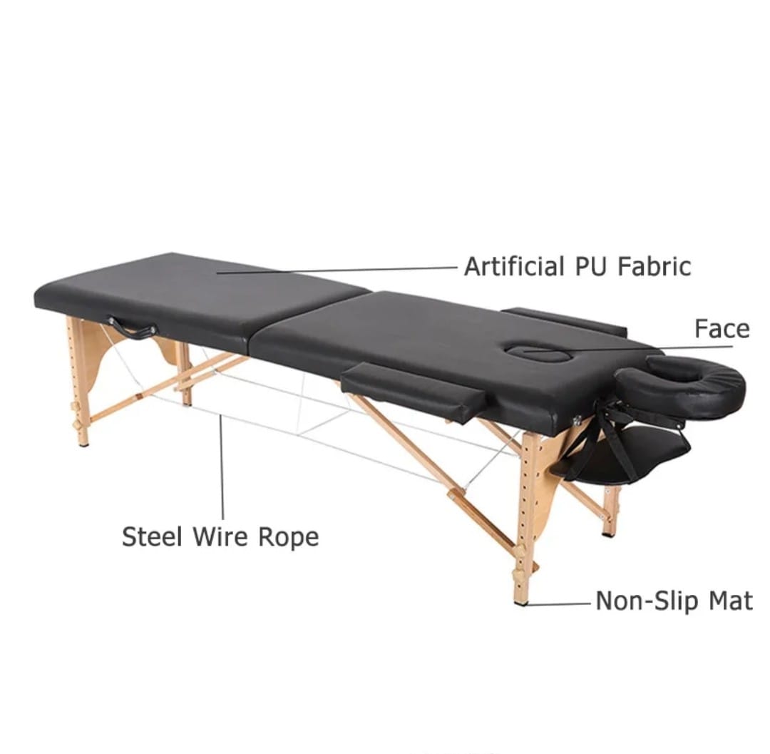 Table de Massage Pliante Professionnelle – Lit Esthétique Portable avec Appui-Tête