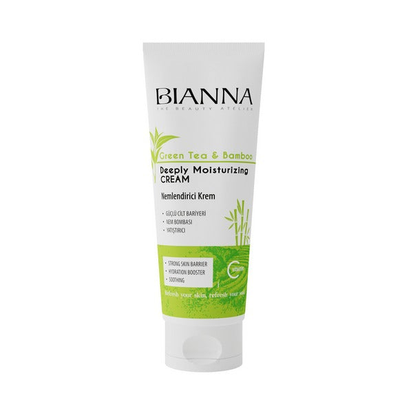 Masque Visage Mattifiant à l'Argile Bianna Thé Vert & Bambou 200 ml